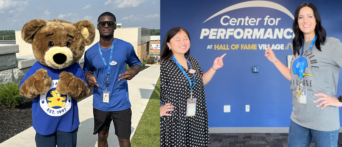 Davis '24 and Franks '25, Mount Union Students Internship